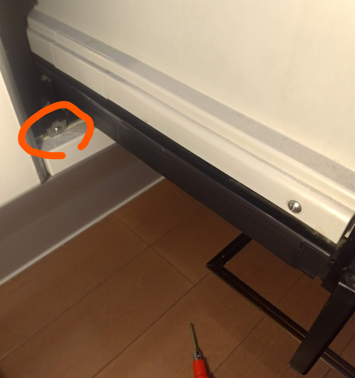 パナソニックNP-60=タカラスタンダードTDWV-60食洗器本体取り外し